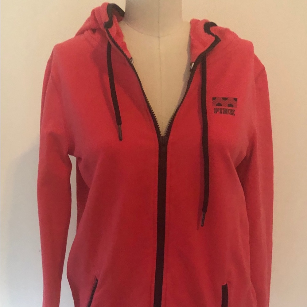 Pink jacket with hood
